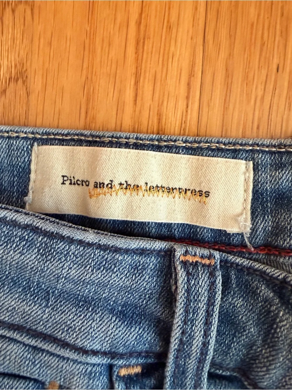 pilcro & the letterpress denim shorts